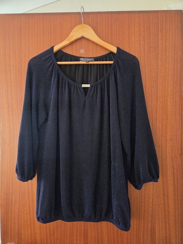Billie blossom navy blue - &,