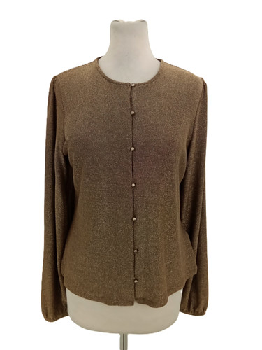 Women top gold - top,