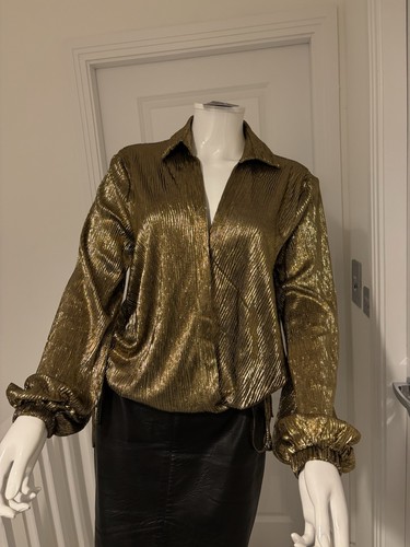 Shirt top gold - gold, blouson
