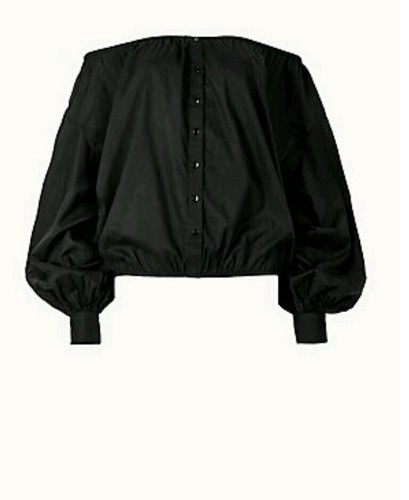 Black blouson sleeve off - m&s,