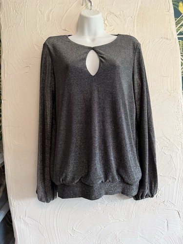 Wallis sparkly top - 10, silver