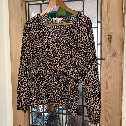 Size leopard print - 12, m&s