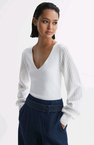 Reiss lexi knitted blouson - reiss,