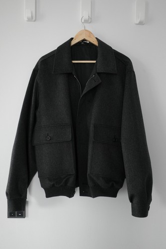 Auralee cashmere moleskin zip - cashmere,