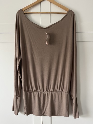 Y2k style brown off shoulder - y2k,