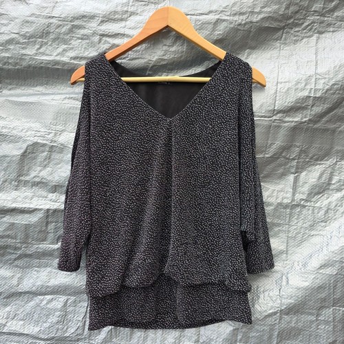 Roman sparkle blouson top - blouson,
